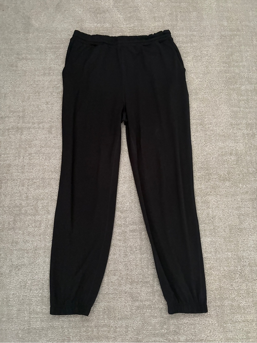 Vuori Boyfriend Joggers Black Heather Size Medium